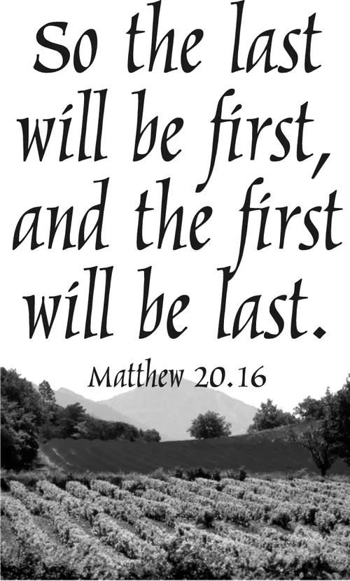 Year A After Pentecost Proper 20 (grayscale)
