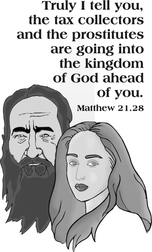 Year A After Pentecost Proper 21 (grayscale)