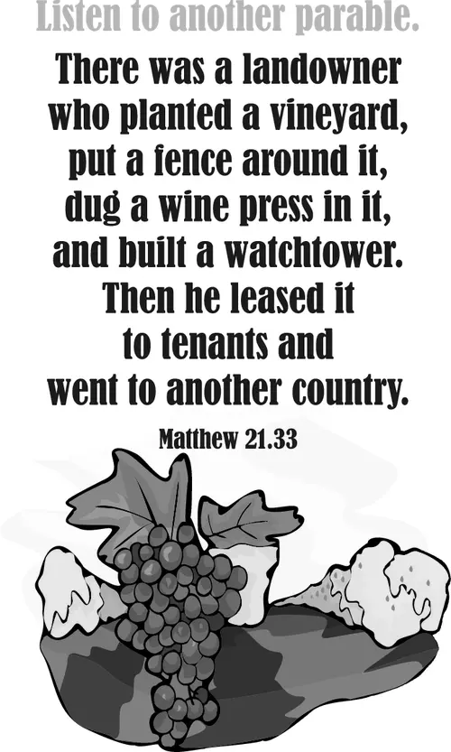Year A After Pentecost Proper 22 (grayscale)
