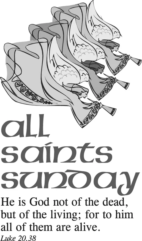Year C After Pentecost All Saints Day (grayscale)