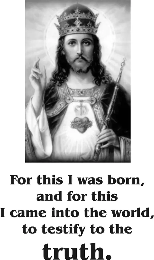 Year B After Pentecost Reign of Christ (Proper 29) (grayscale)