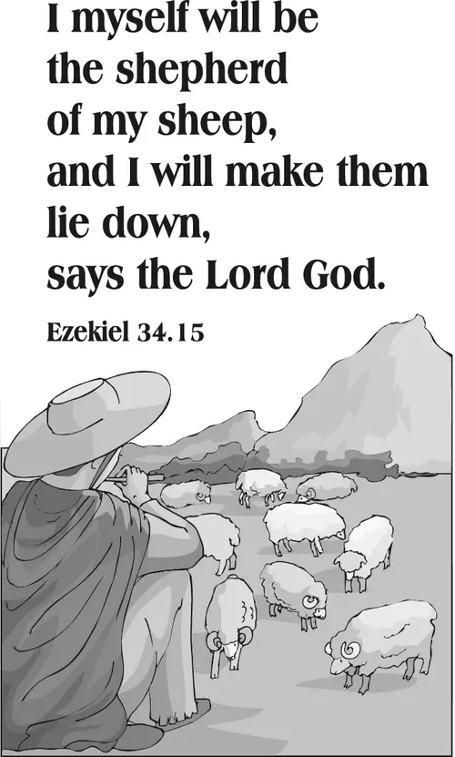 Year A After Pentecost Reign of Christ (Proper 29) (grayscale)