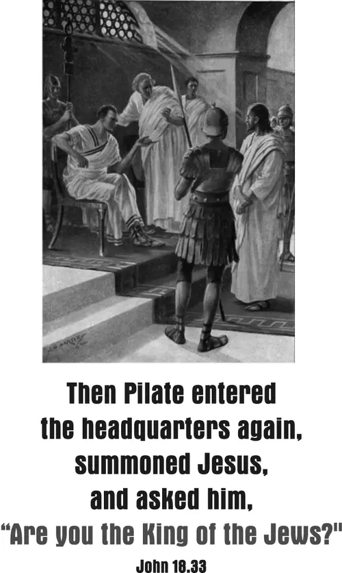 Year B After Pentecost Reign of Christ (Proper 29) (grayscale)