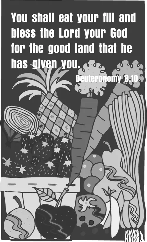 Year A After Pentecost Thanksgiving Day (USA) (grayscale)