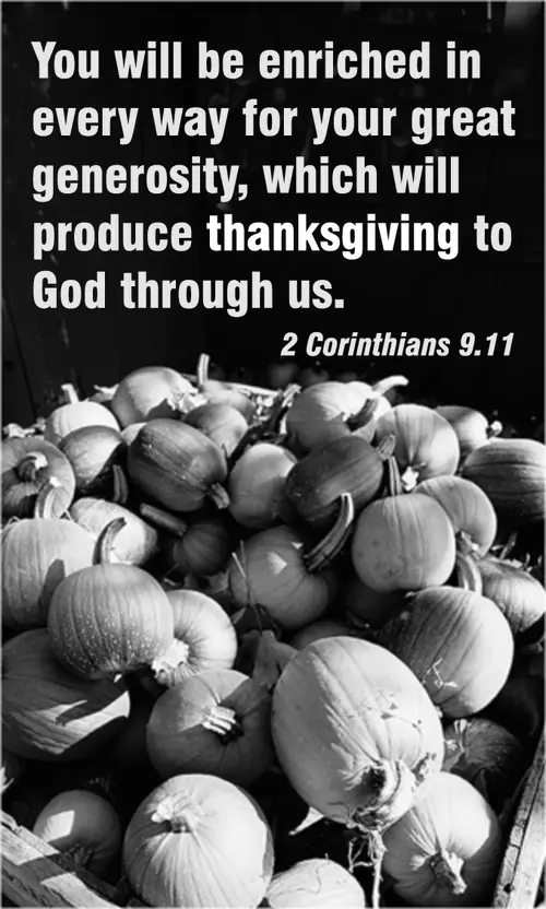 Year A After Pentecost Thanksgiving Day (USA) (grayscale)