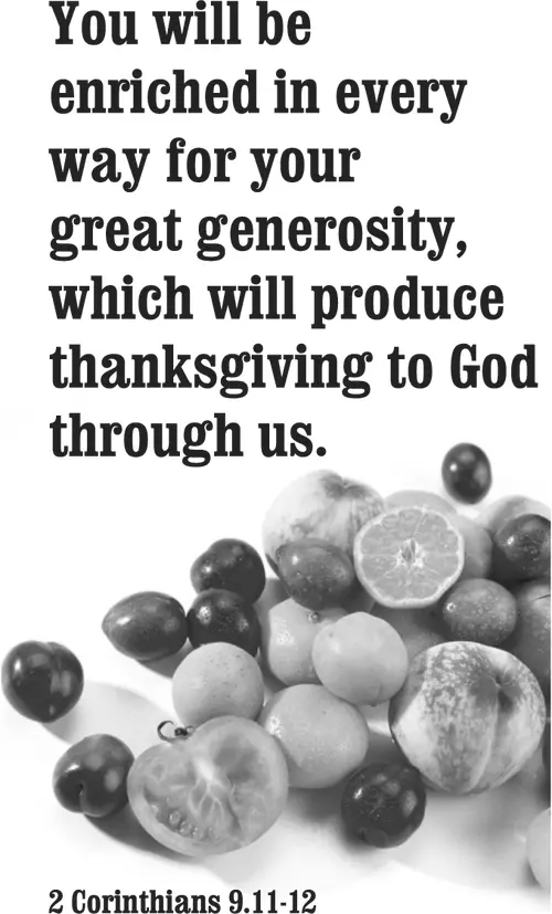 Year A After Pentecost Thanksgiving Day (USA) (grayscale)