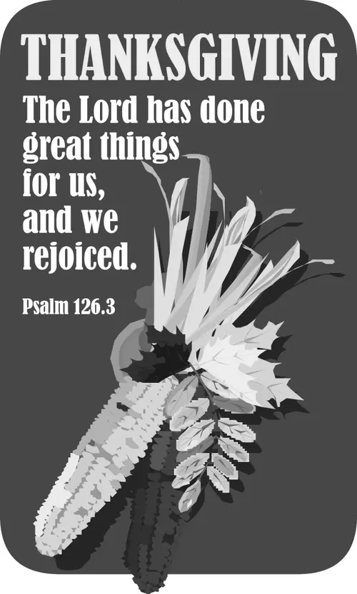 Year B After Pentecost Thanksgiving Day (USA) (grayscale)