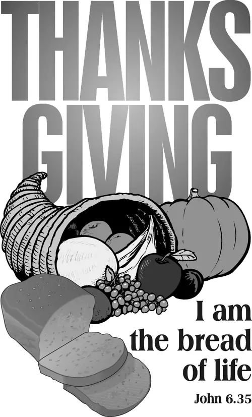 Year C After Pentecost Thanksgiving Day (USA) (grayscale)