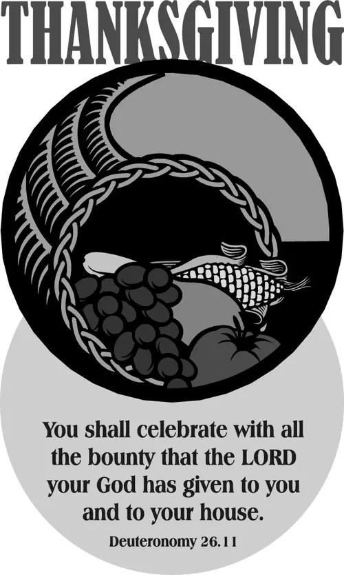 Year C After Pentecost Thanksgiving Day (USA) (grayscale)