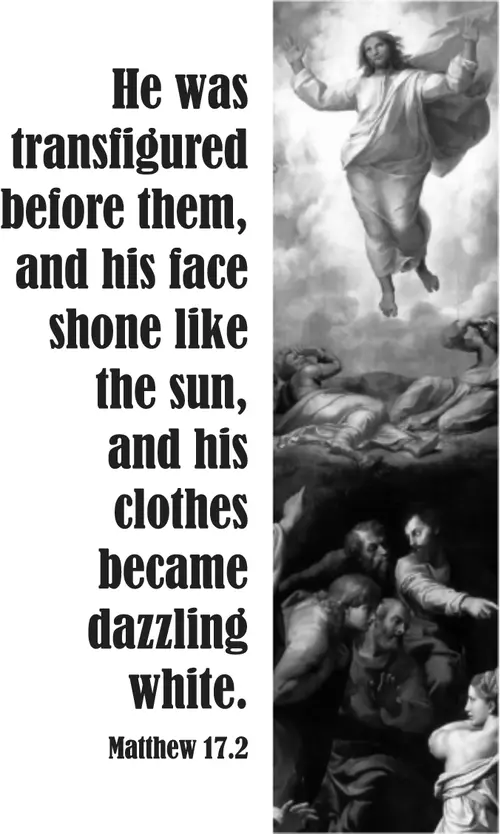Year A Epiphany Transfiguration Sunday (grayscale)