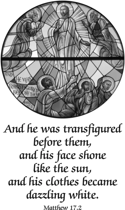 Year A Epiphany Transfiguration Sunday (grayscale)