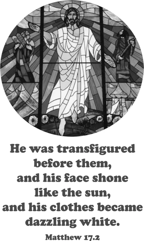 Year A Epiphany Transfiguration Sunday (grayscale)