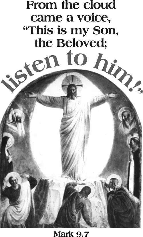 Year B Epiphany Transfiguration Sunday (grayscale)