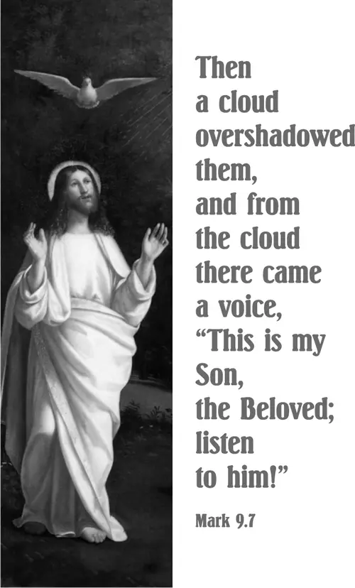 Year B Epiphany Transfiguration Sunday (grayscale)