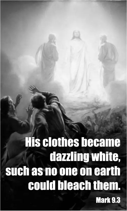 Year B Epiphany Transfiguration Sunday (grayscale)