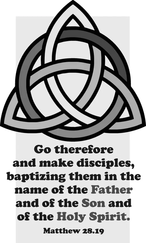 Year A After Pentecost Trinity Sunday (grayscale)