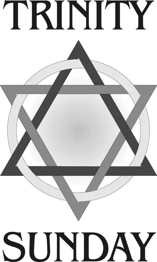 Year C After Pentecost Trinity Sunday (grayscale)