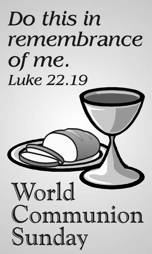 World Communion Sunday (grayscale)