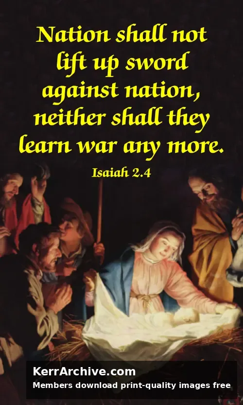 Year A Advent First Sunday — Isaiah 2:4