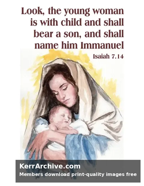 Year A Advent Four Sunday — Isaiah 7:14