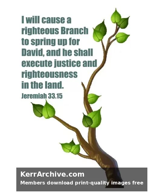 Advent One Sunday — Jeremiah 33:15