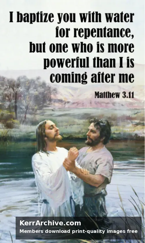 Year A Advent Second Sunday — Matthew 3:11