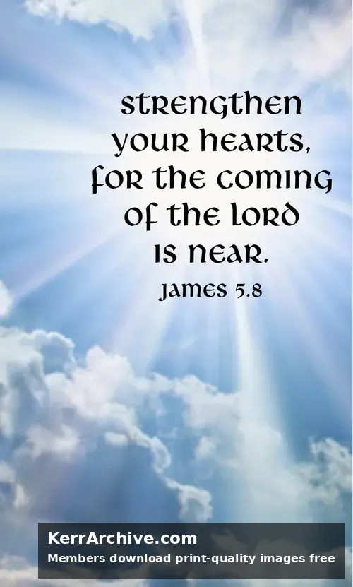 Year A Advent Sunday — James 5:8