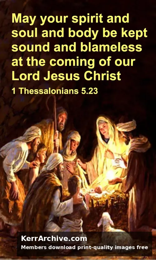 Year B Advent Sunday — 1 Thessalonians 5:23