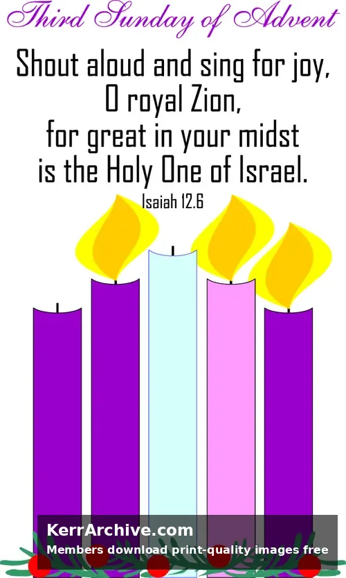 Year C Advent Sunday — Isaiah 12:6