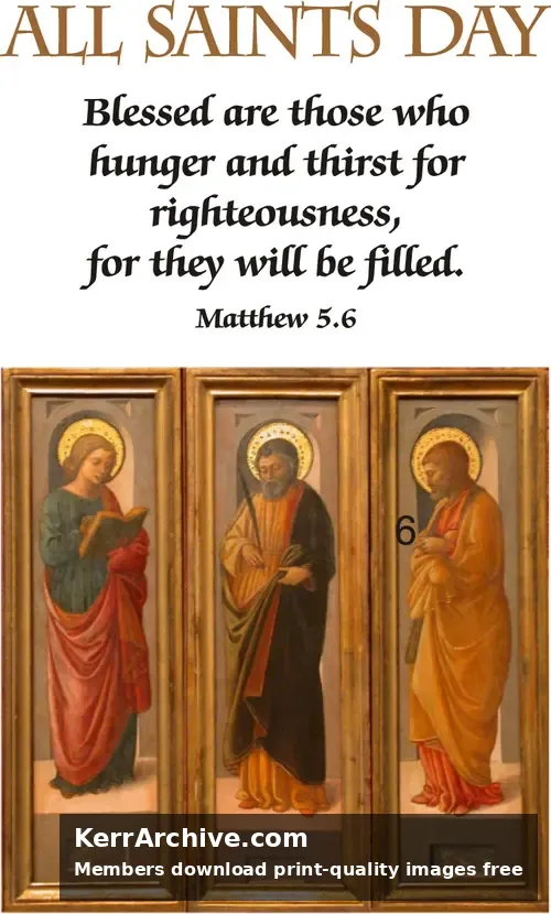 Year A After Pentecost All Saints Day
