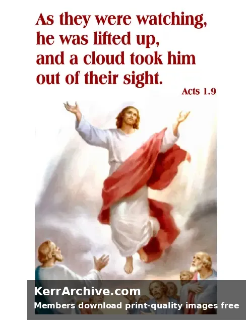 Ascension Sunday — Acts 1:9