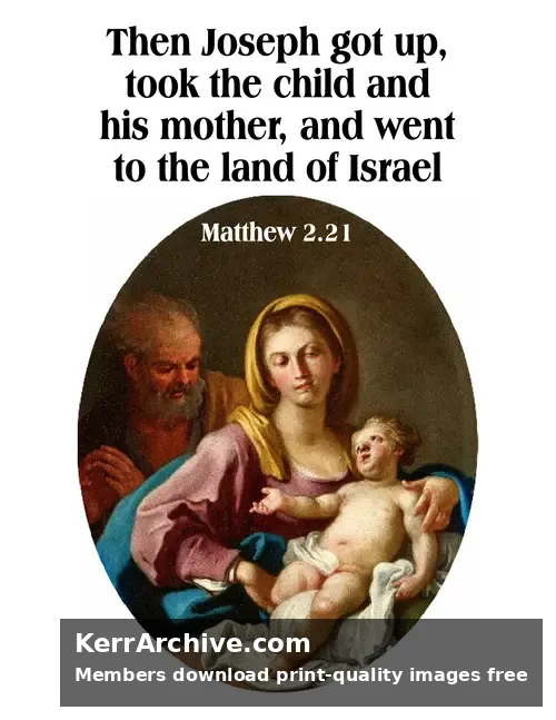 Year A Christmas First Sunday — Matthew 2:21