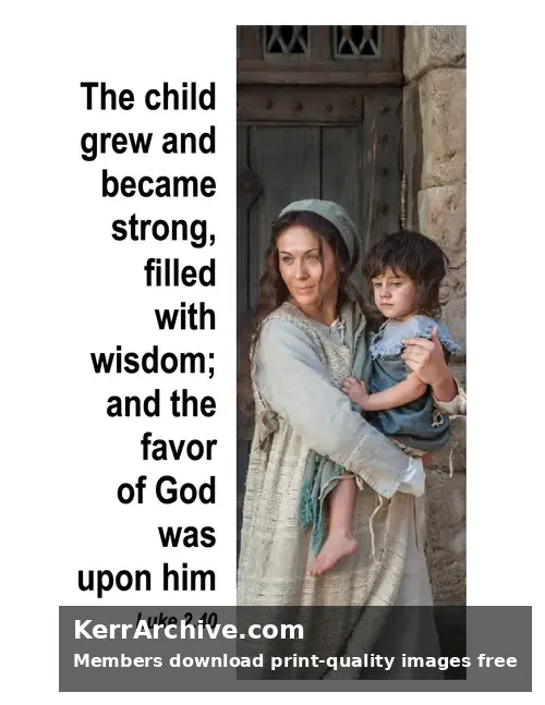 Year B Christmas First Sunday — Luke 2:40