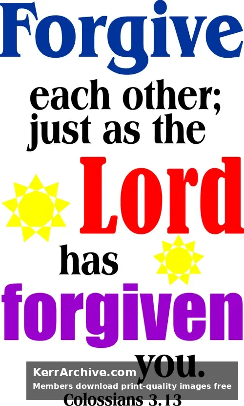 Year C Christmas First Sunday — Colossians 3:13