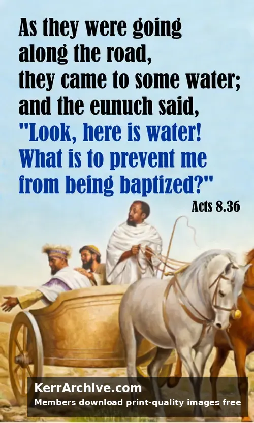 Year B Easter Sunday — Acts 8:36