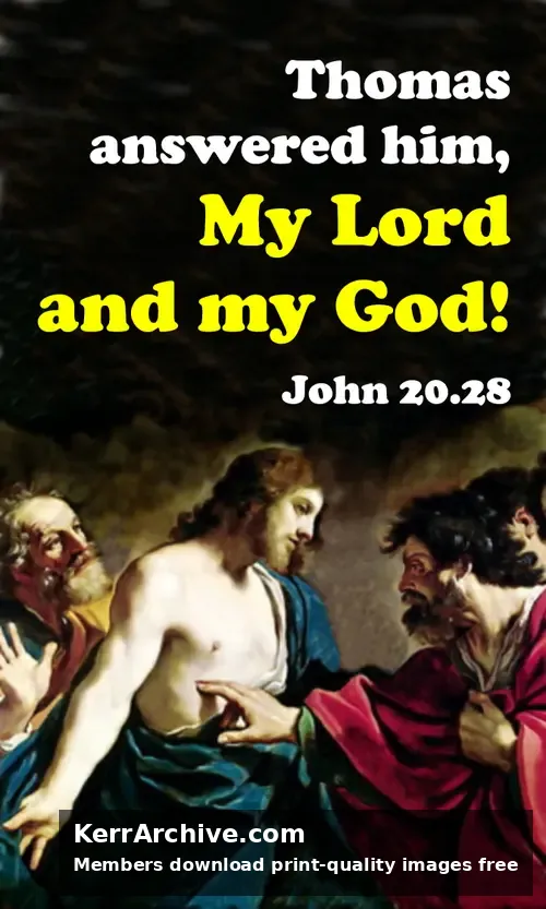 Year C Easter Second Sunday — John 20:28