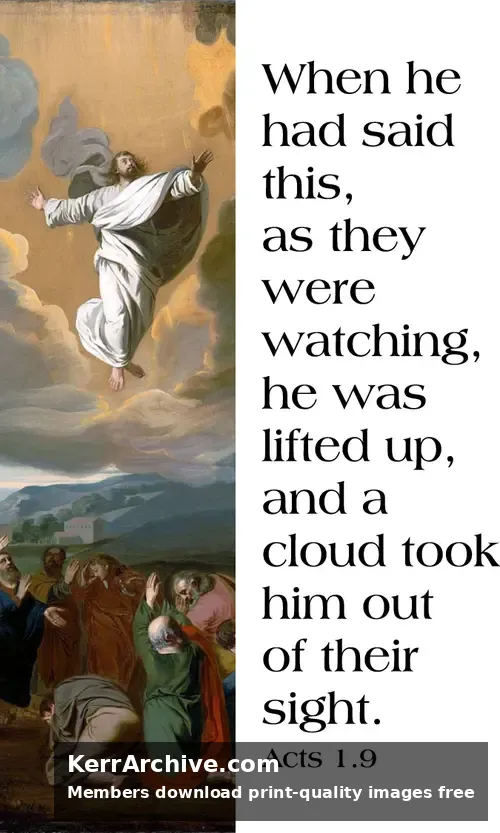 Year A Easter Seven Sunday — Acts 1:9