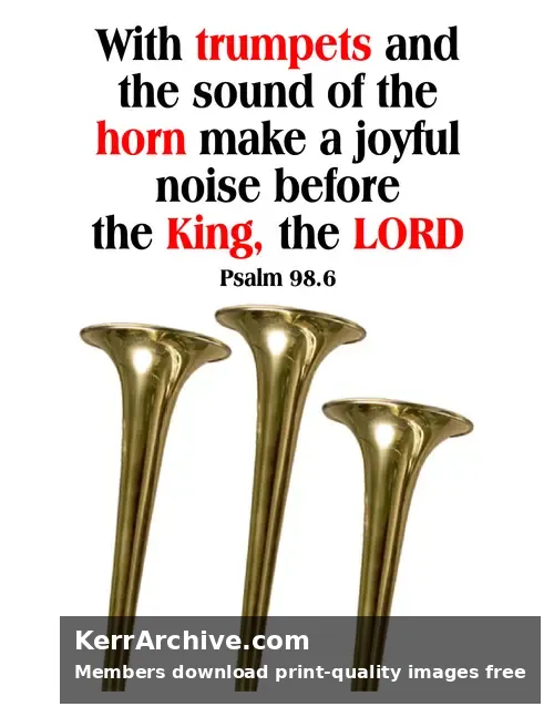 Year B Easter Six Sunday — Psalms 98:6