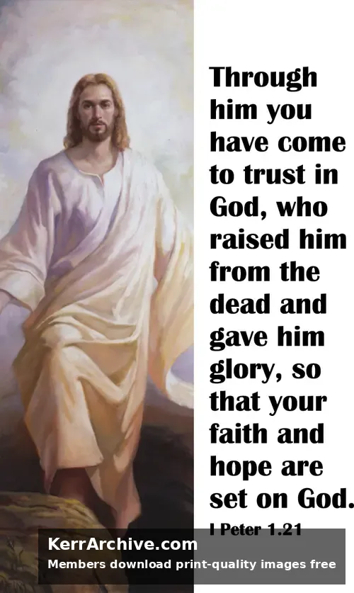 Year A Easter Sunday — 1 Peter 1:21