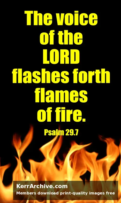 Year A Epiphany First Sunday — Psalms 29:7
