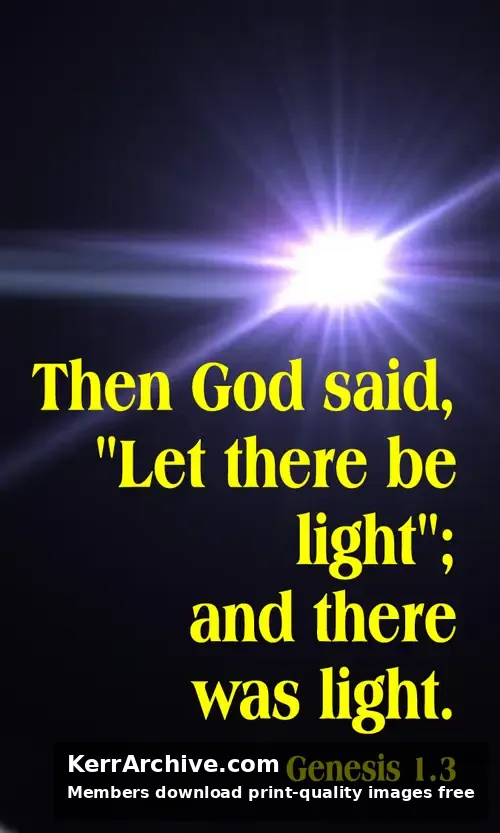 Year B Epiphany First Sunday — Genesis 1:3