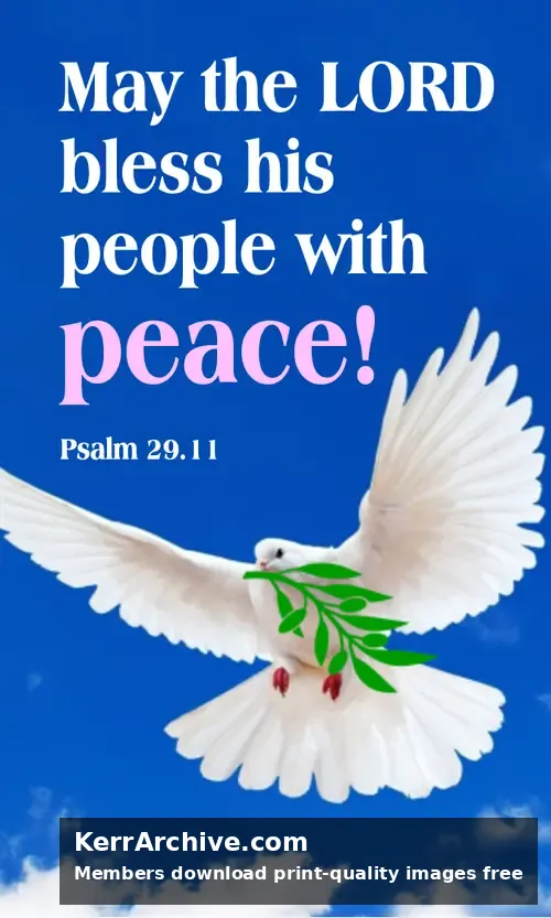 Year C Epiphany First Sunday — Psalms 29:11