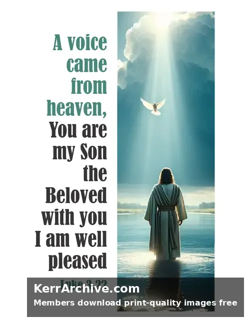 Year C Epiphany First Sunday — Luke 3:22