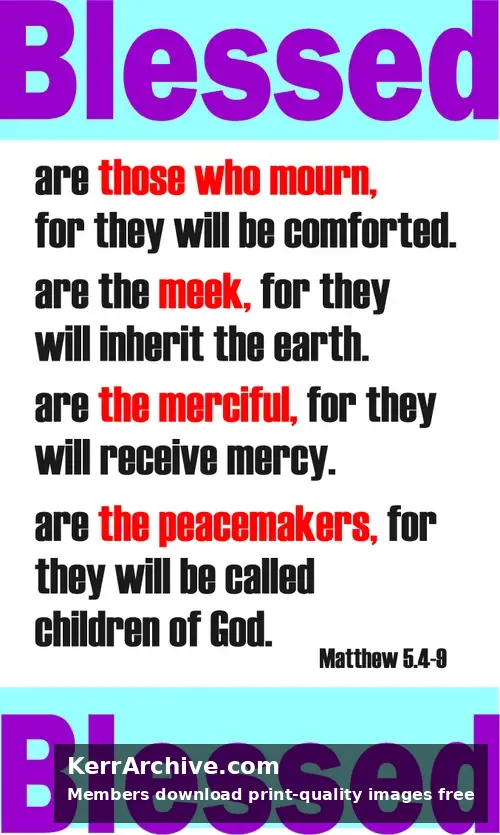 Year A Epiphany Four Sunday — Matthew 5:4-8