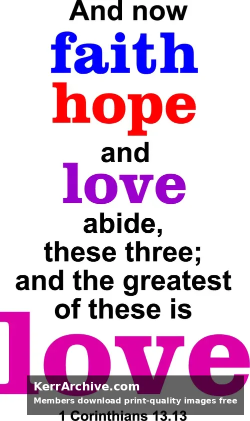 Epiphany Four Sunday — 1 Corinthians 13:13