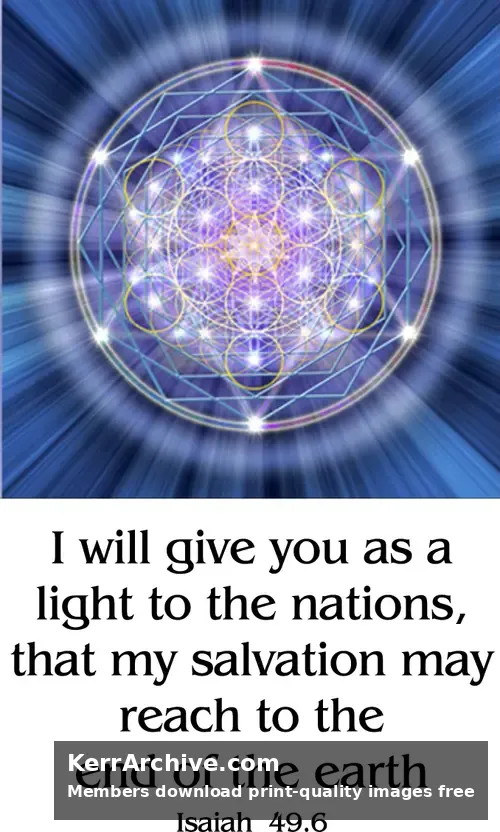 Year A Epiphany Second Sunday — Isaiah 49:6