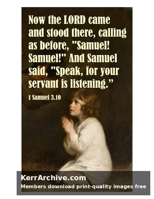 Year B Epiphany Second Sunday — 1 Samuel 3:10