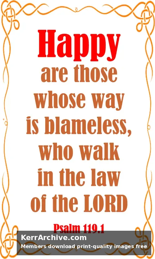 Year A Epiphany Six Sunday — Psalms 119:1