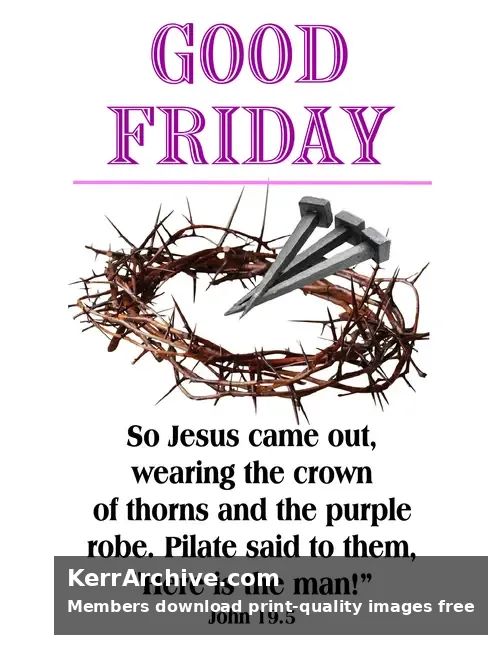 Good Friday — John 19:5