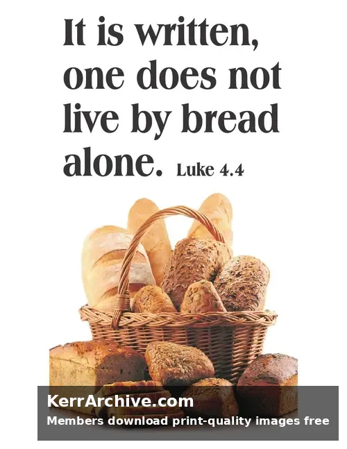 Year C Lent First Sunday — Luke 4:4